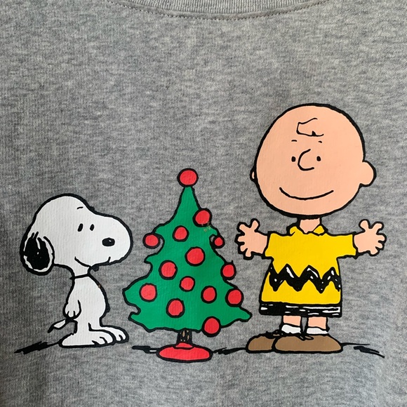 Peanuts Tops - Peanuts (XL)Ladies Crop Top, Long Sleeve, round neck & fleece lined;lightweight